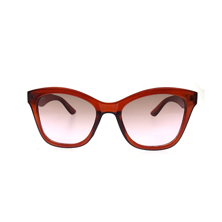 Ladies square plastic big red frame women eyeglass sunglasses LS-P814