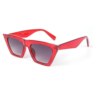 Wholesale High Quality Custom Logo Plastic Fashion Retro Designer Vintage Trendy Women Shades Sunglasses 2022 LS-P1247
