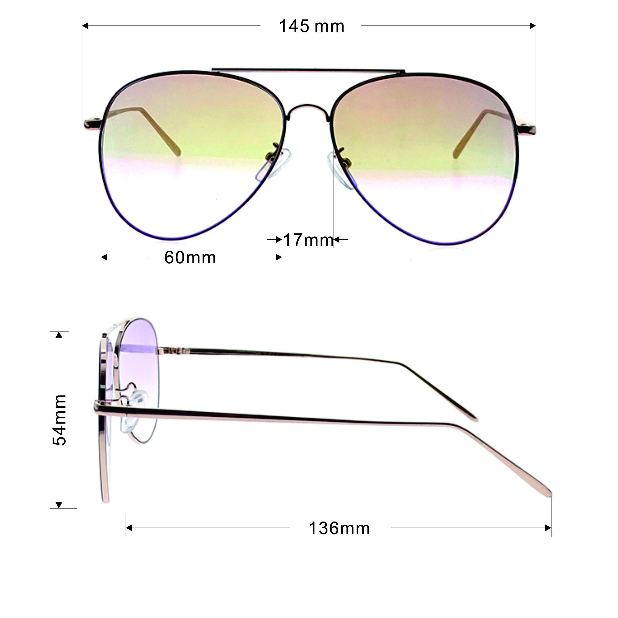 New Design Fashion Women Sunglasses Pink Yellow Changable Color Lens Sunglasses LS-M277