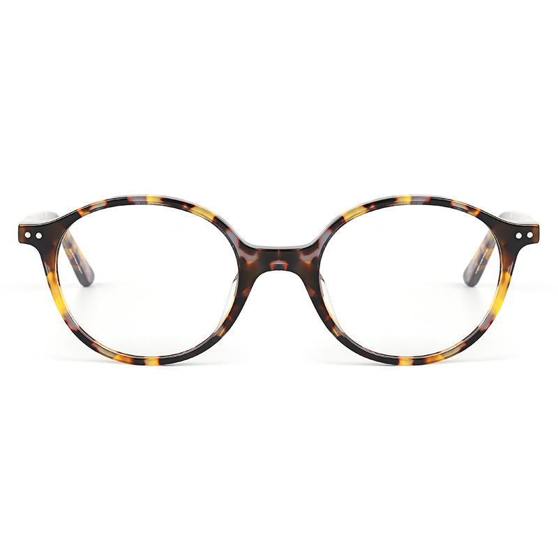 Wholesale Retro Bright Women Men Acetate Spectacle Frames Optica Glasses EM2905