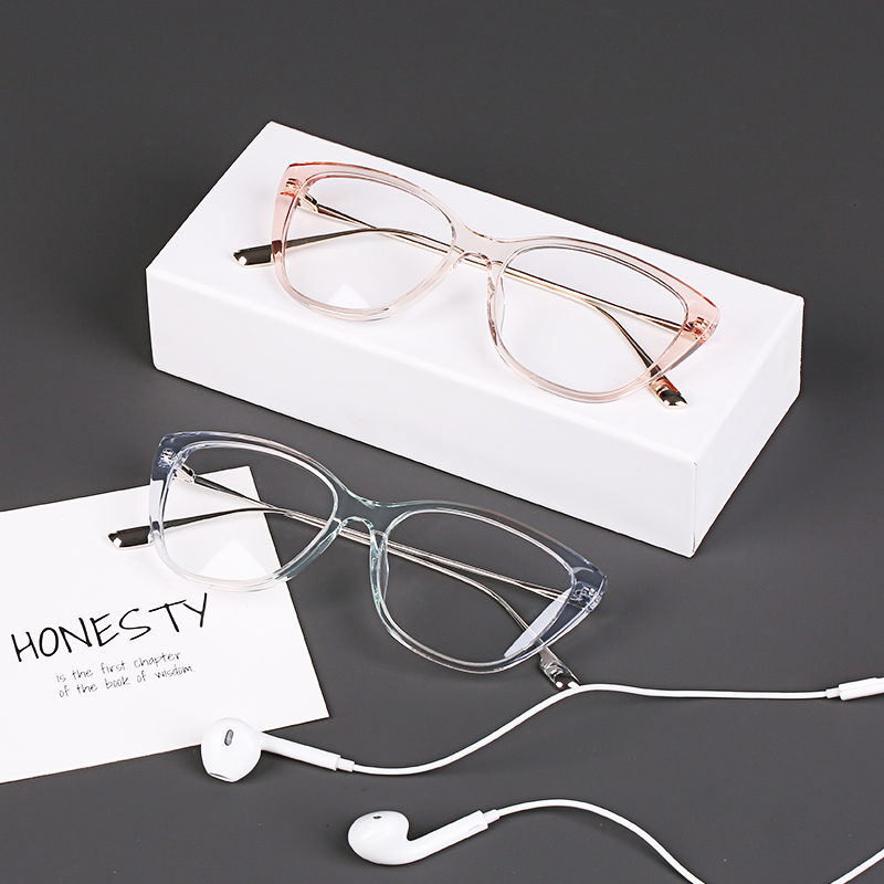 Hot Selling Brand High Quality Retro Acetate Optical Eyeglasses Frames for Women EM2911