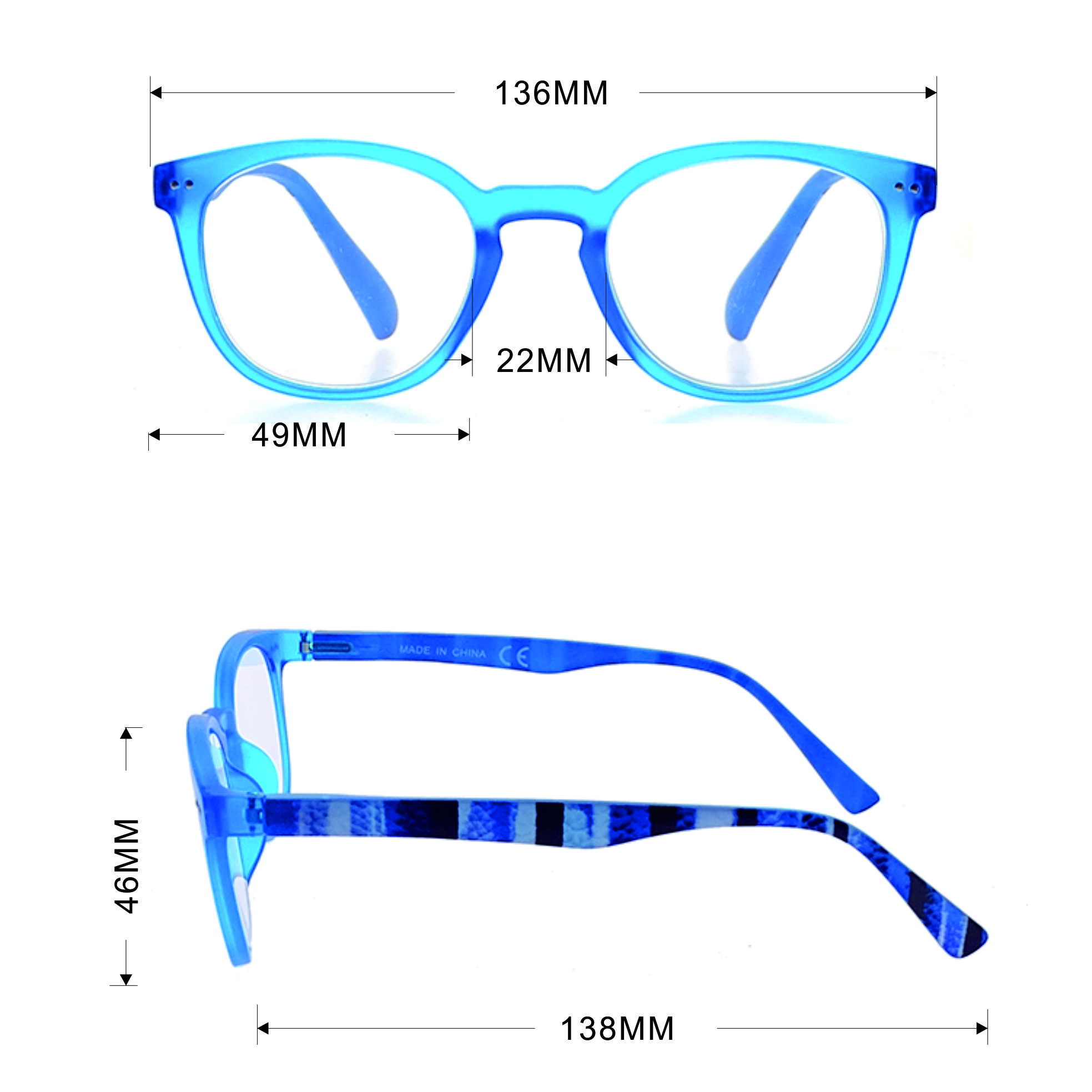  Eyeglass Frames Oval Frame Reading Glasses LR-P5566